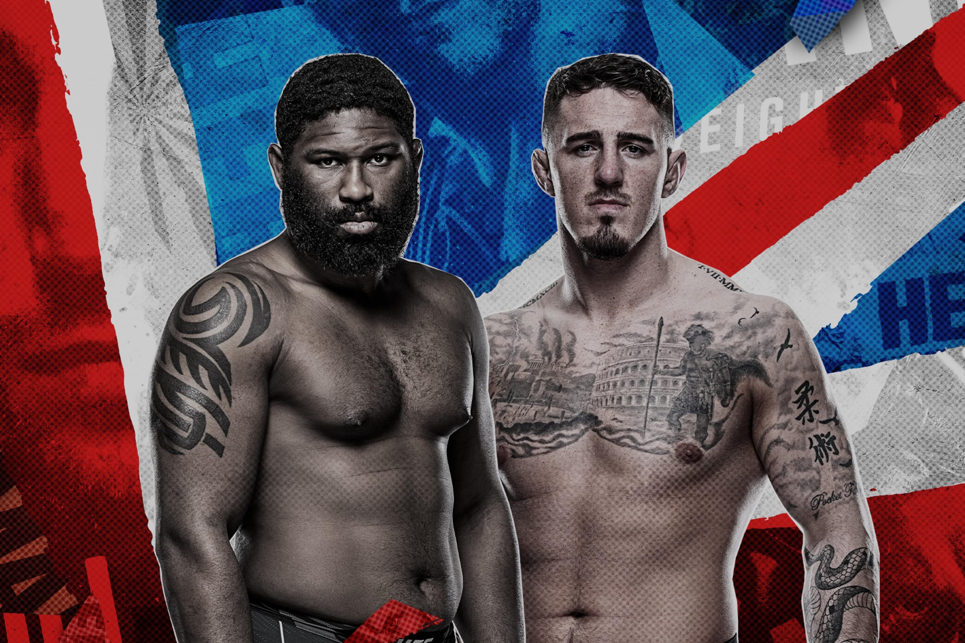 UFC Fight Night: Blaydes vs. Aspinall event art