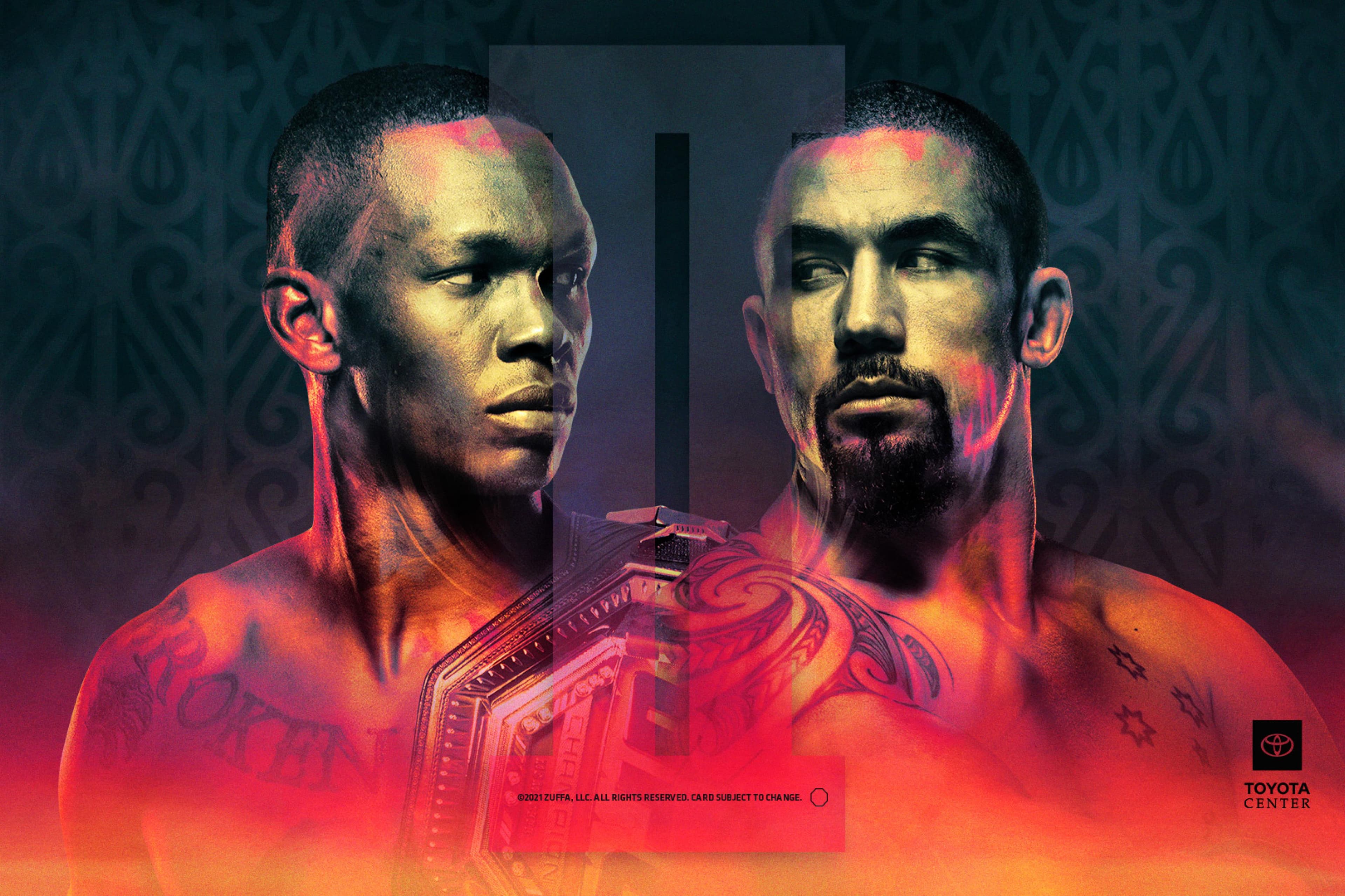 UFC 271: Adesanya vs. Whittaker 2 event art