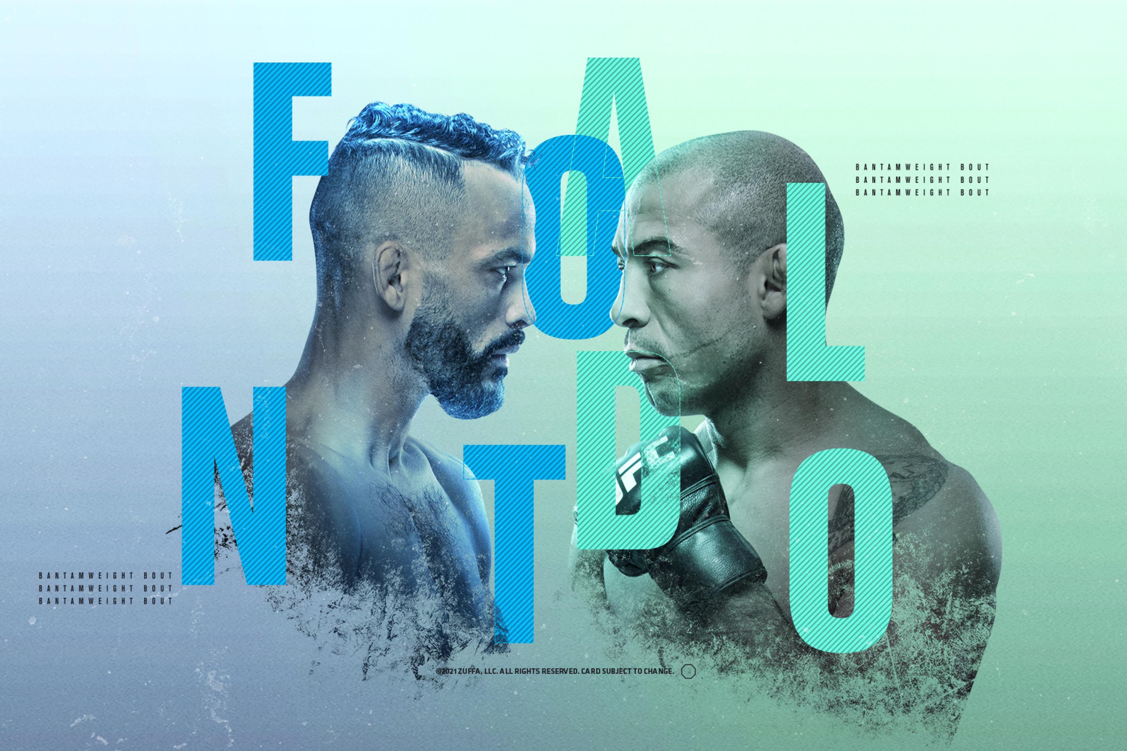 UFC Fight Night: Font vs. Aldo event art