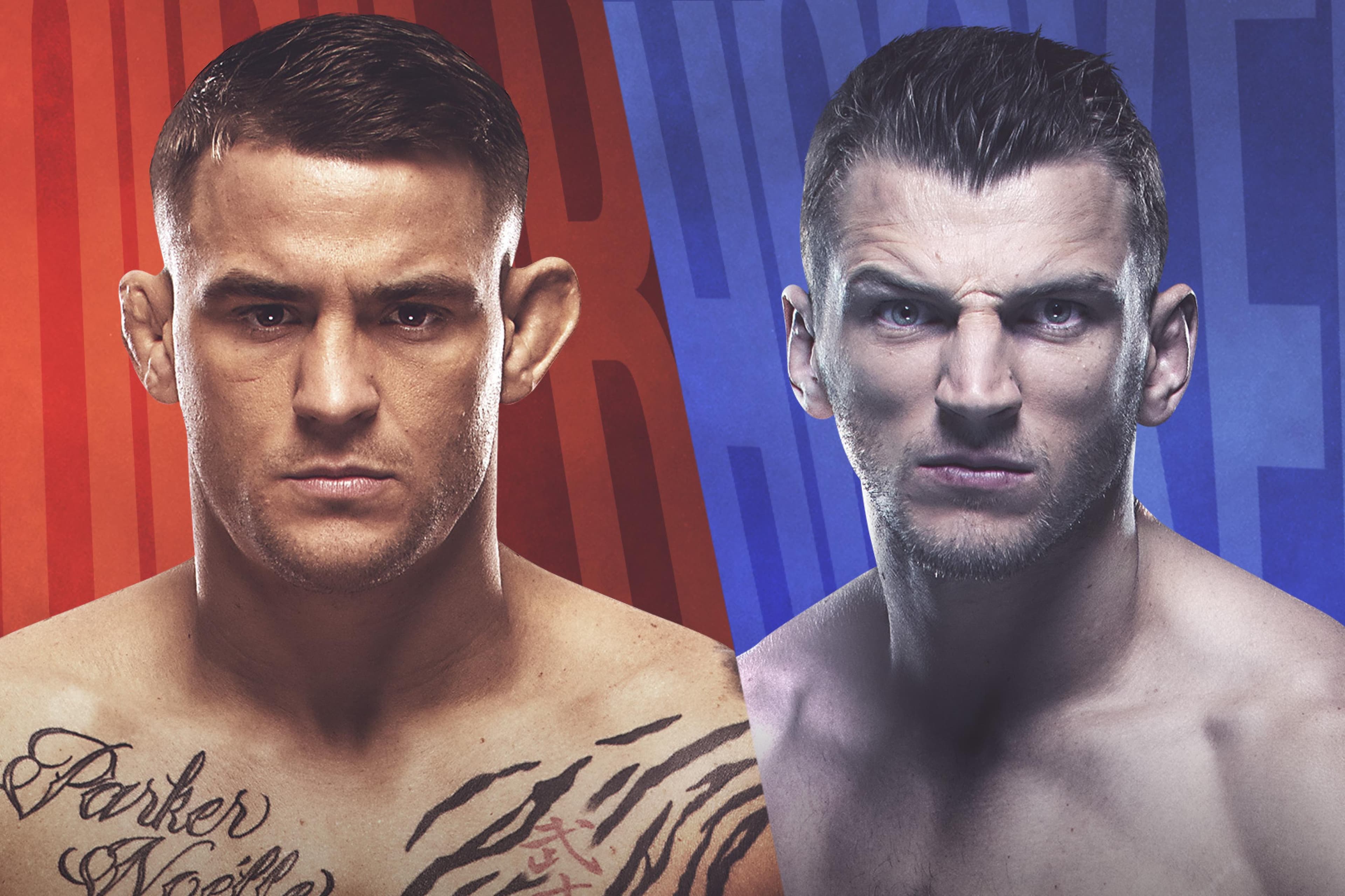 UFC Fight Night: Poirier vs. Hooker event art