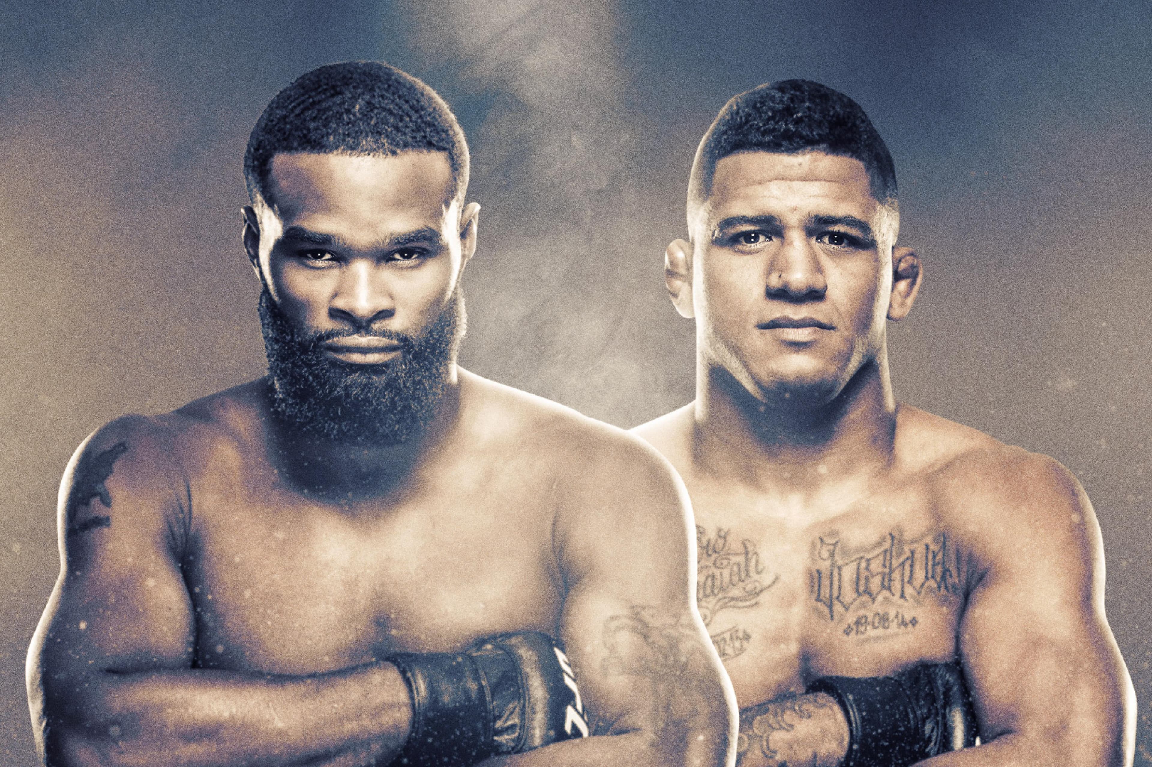 UFC Fight Night: Woodley vs. Burns event art