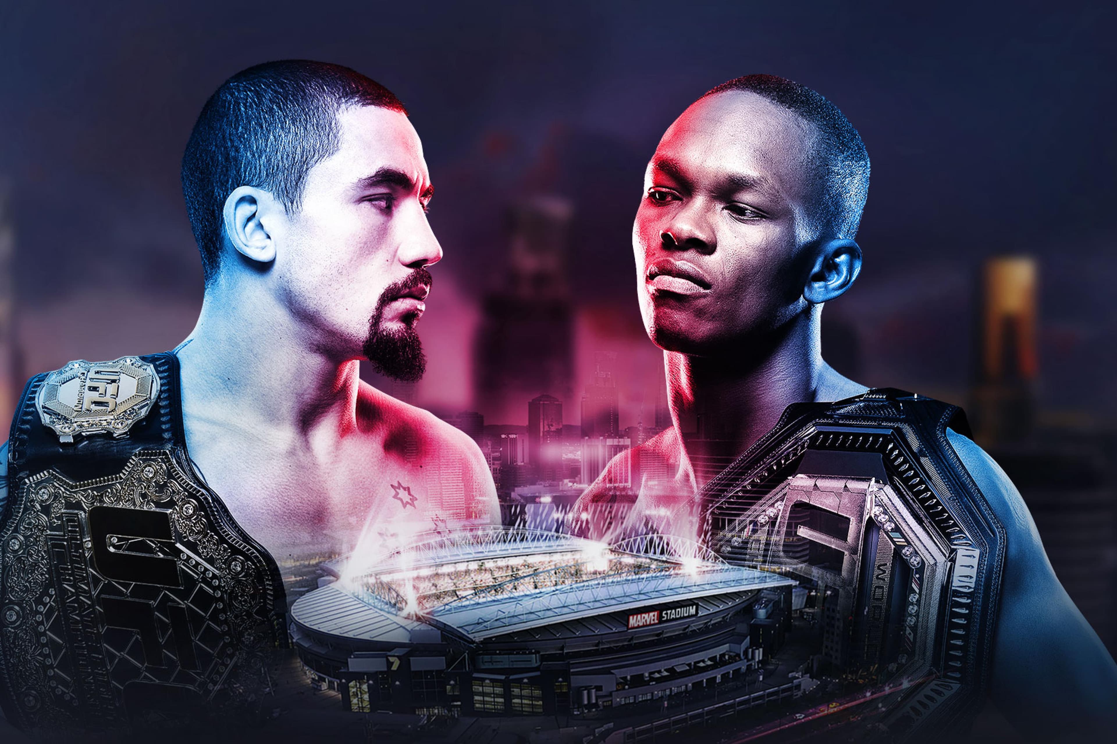 UFC 243: Whittaker vs. Adesanya event art