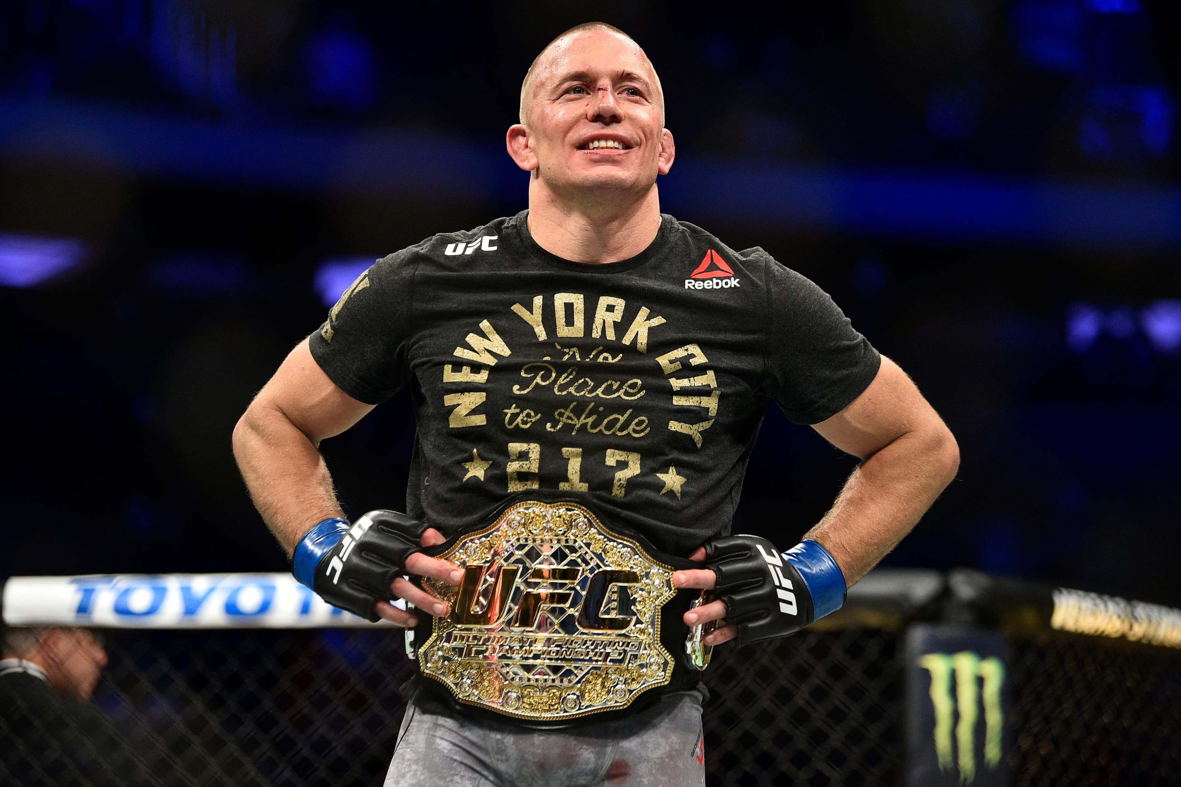 UFC 217: Bisping vs. St-Pierre event art