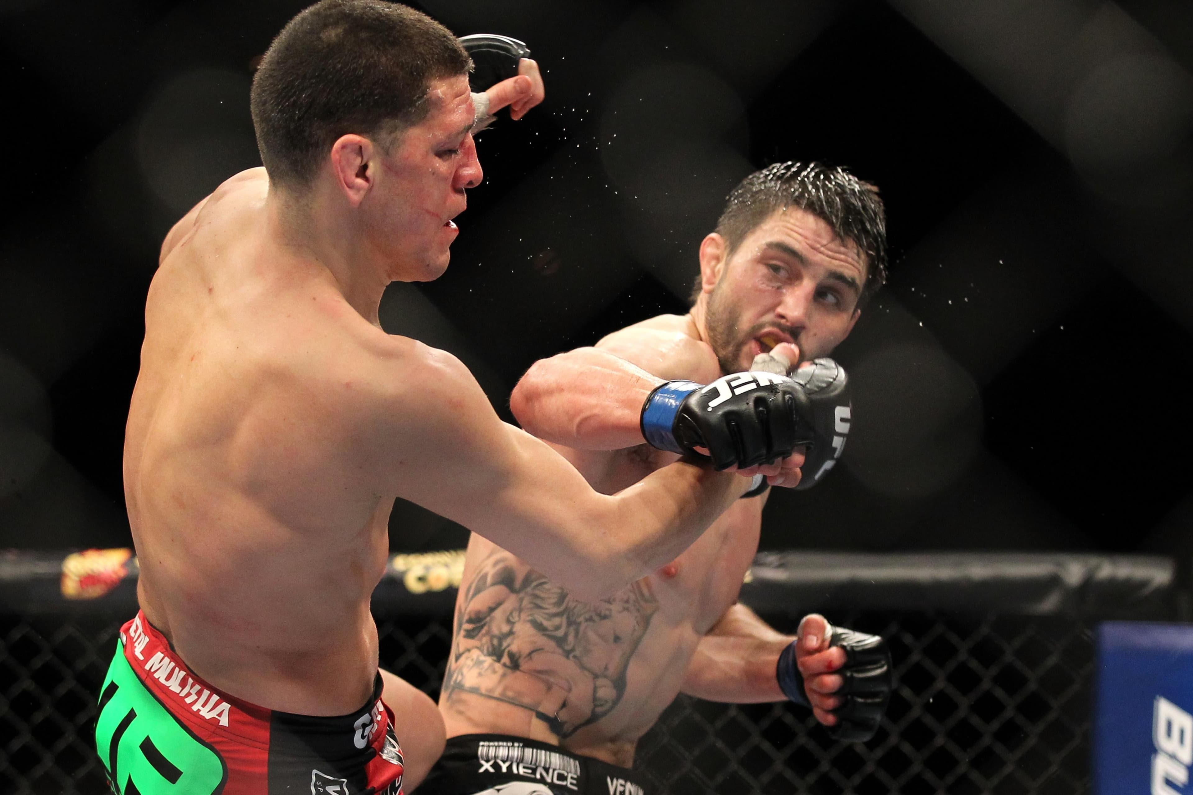 UFC 143: Diaz vs Condit event art