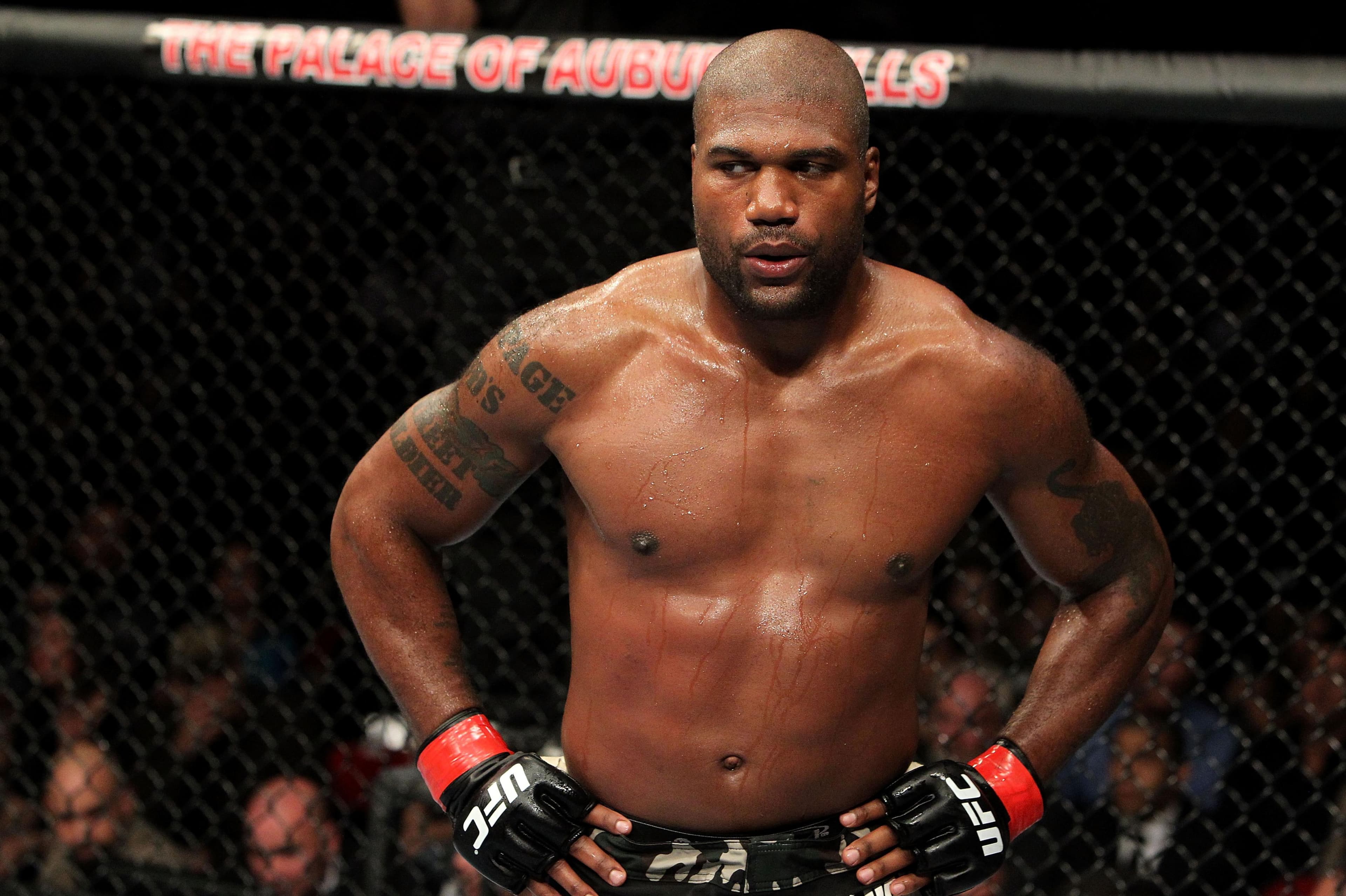 UFC 123: Rampage vs Machida event art