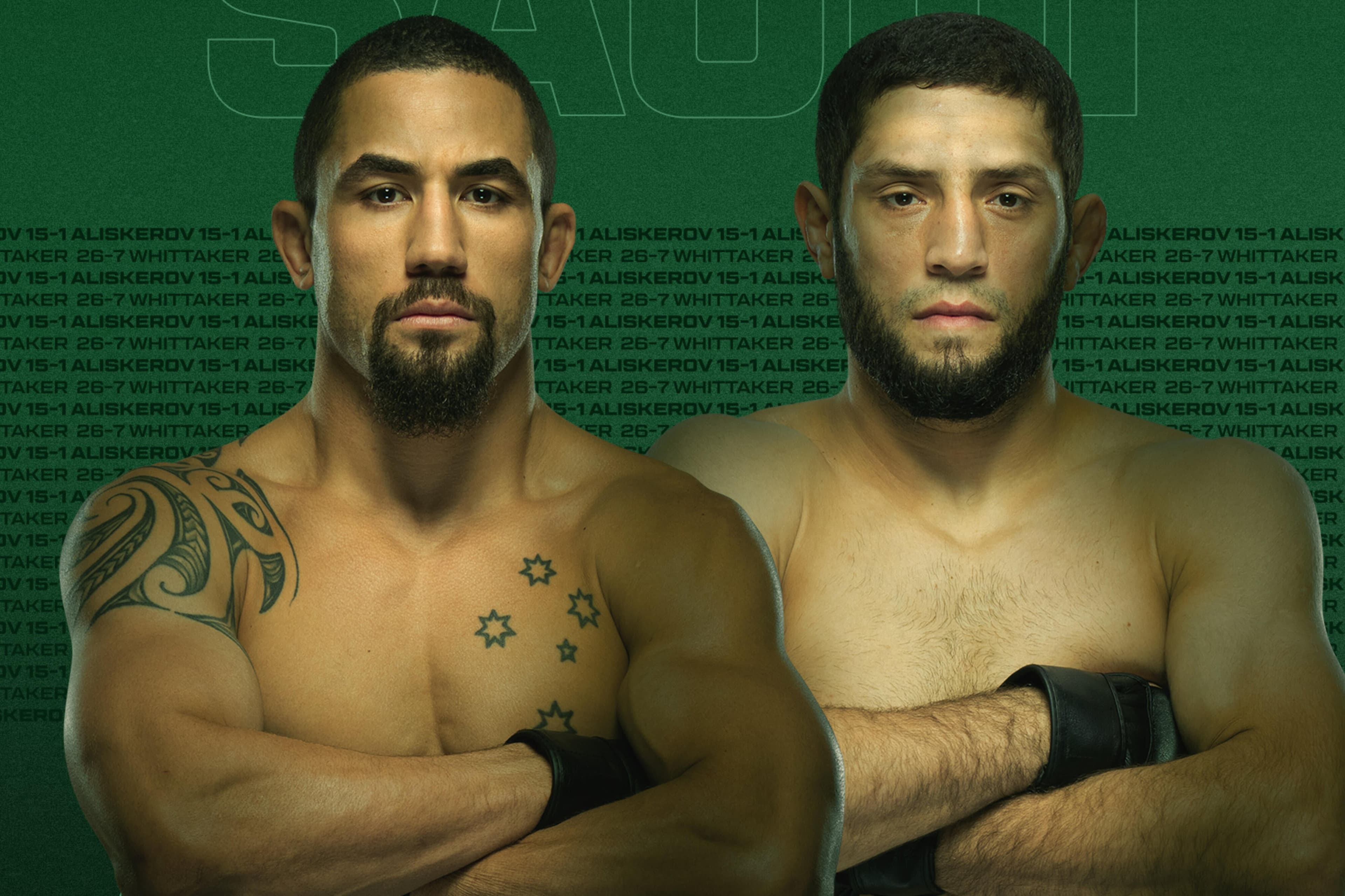 UFC Fight Night: Whittaker vs. Aliskerov event art