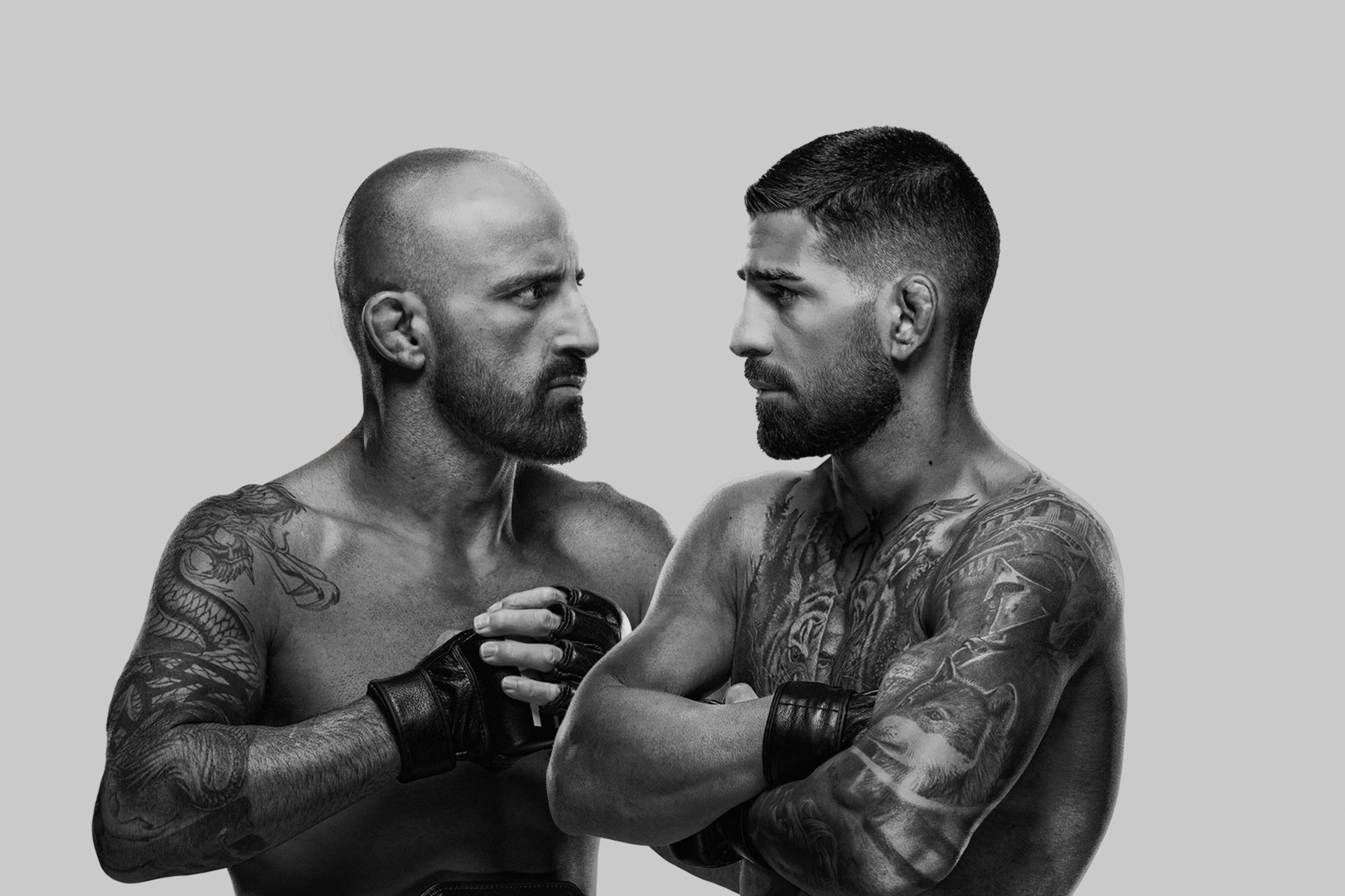 UFC 298: Volkanovski vs. Topuria event art