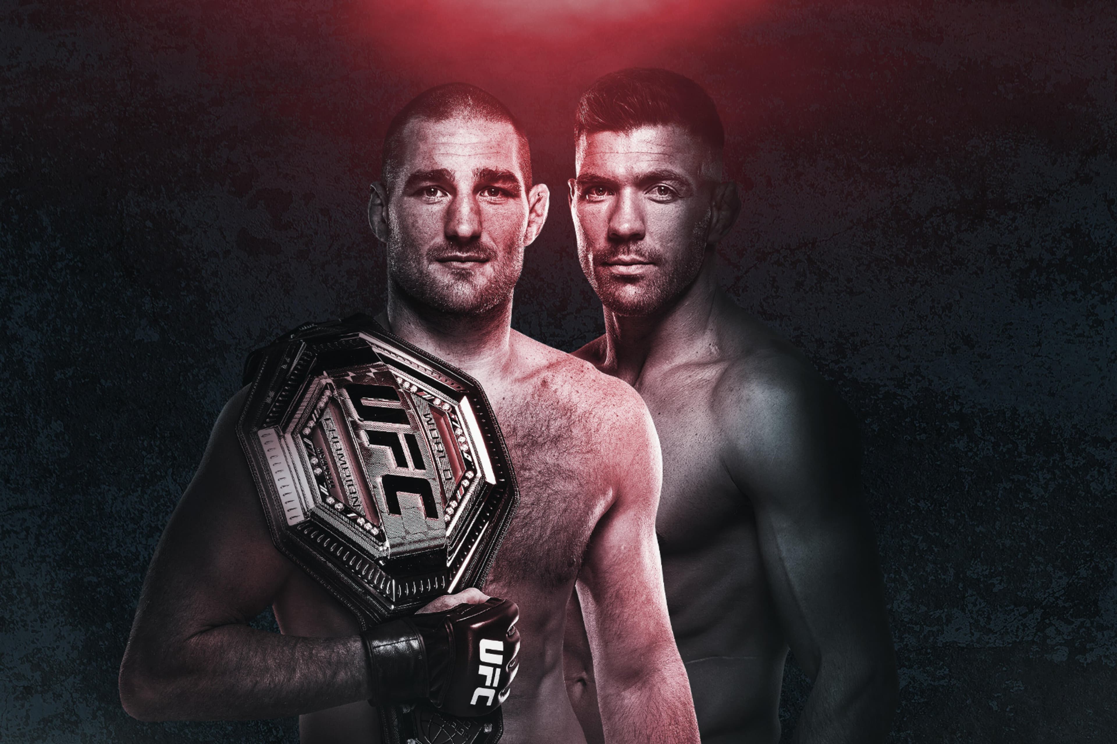 UFC 297: Strickland vs. Du Plessis event art