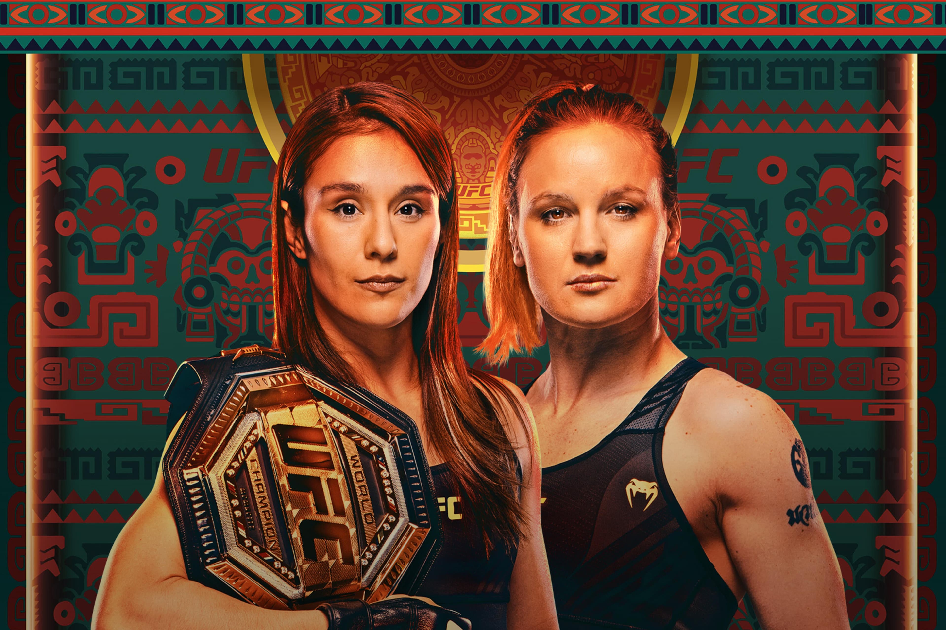 Noche UFC: Grasso vs. Shevchenko 2 event art