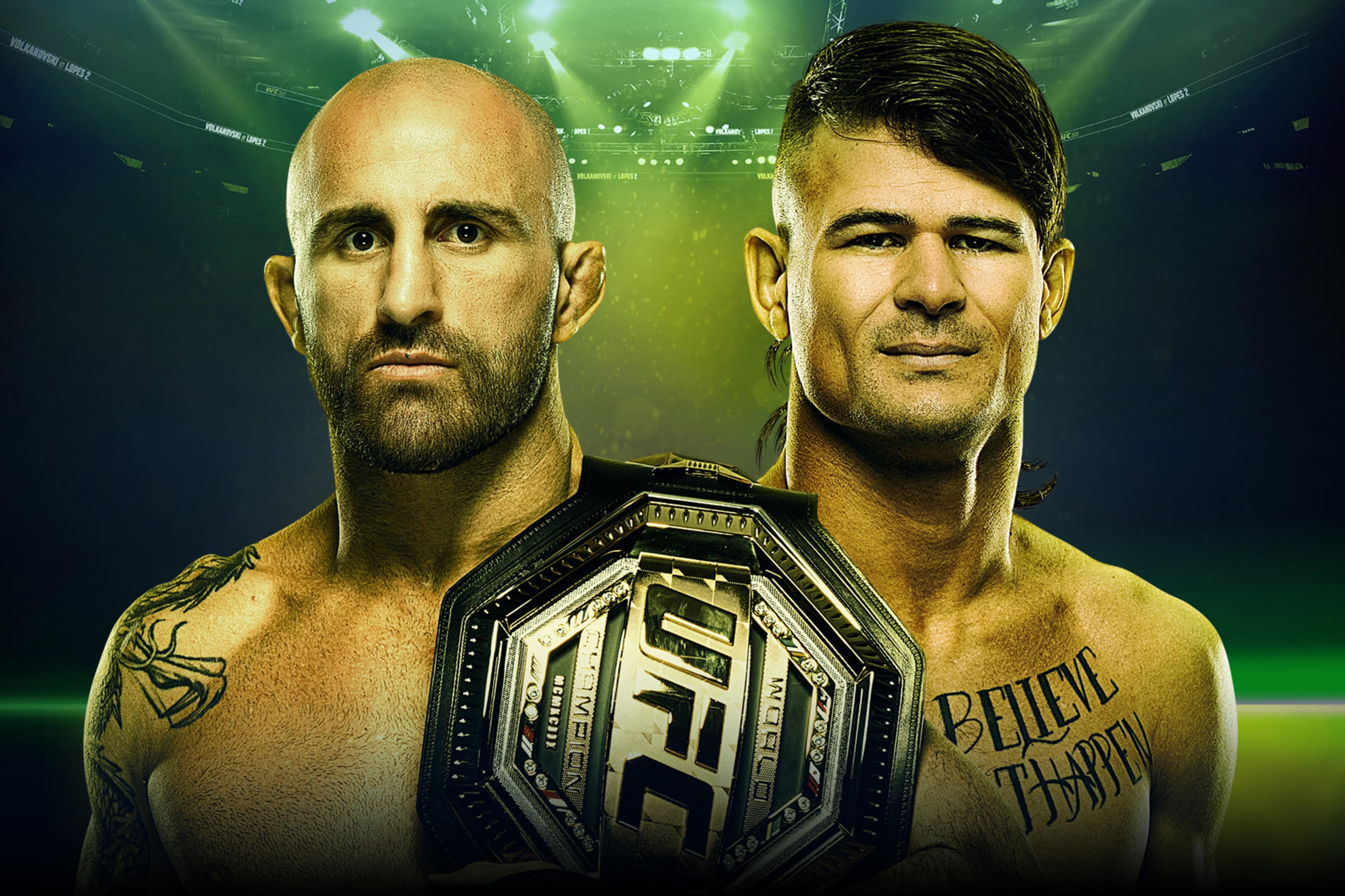 UFC 325: Volkanovski vs. Lopes 2 event art