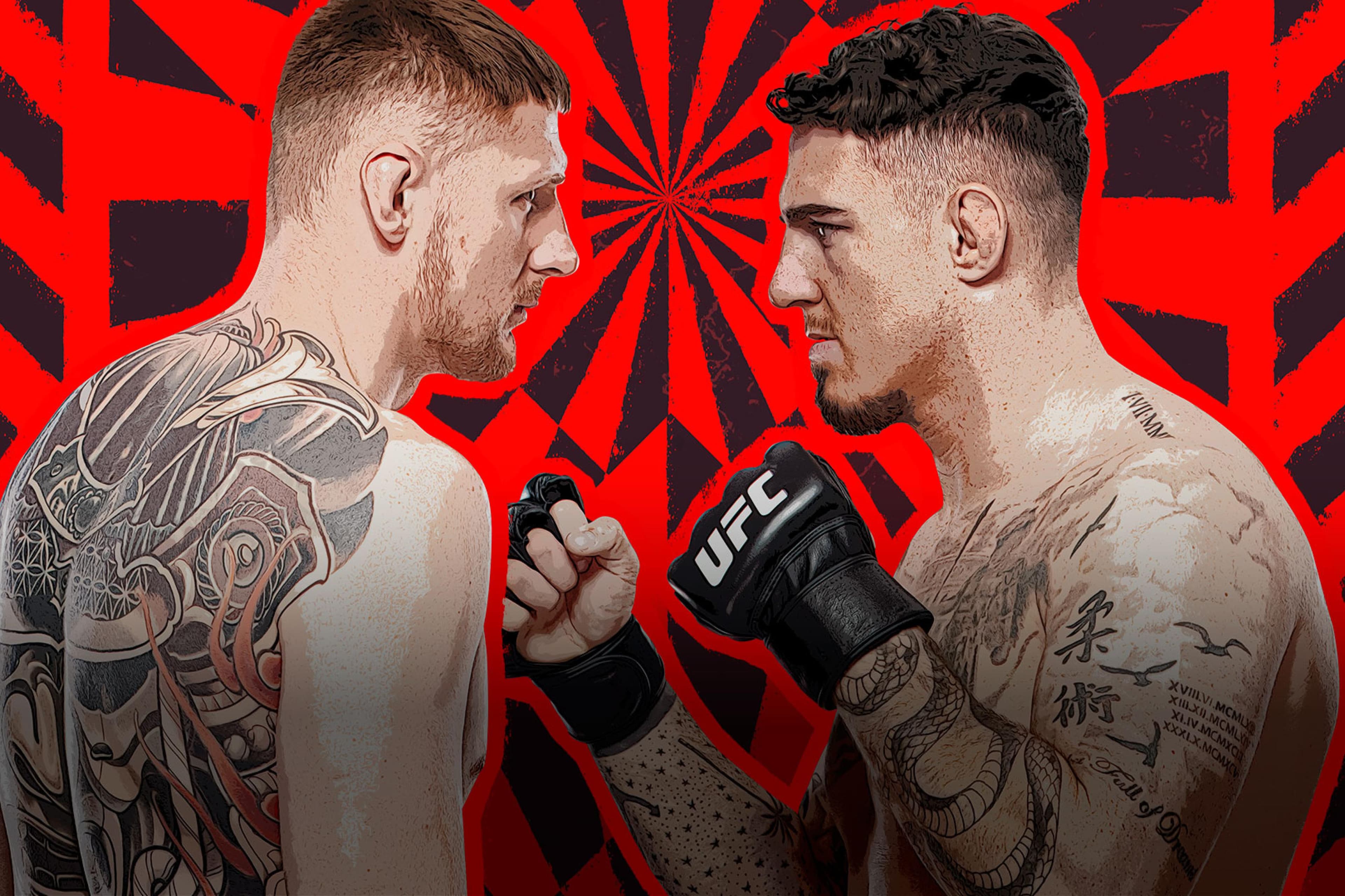 UFC Fight Night: Volkov vs. Aspinall event art