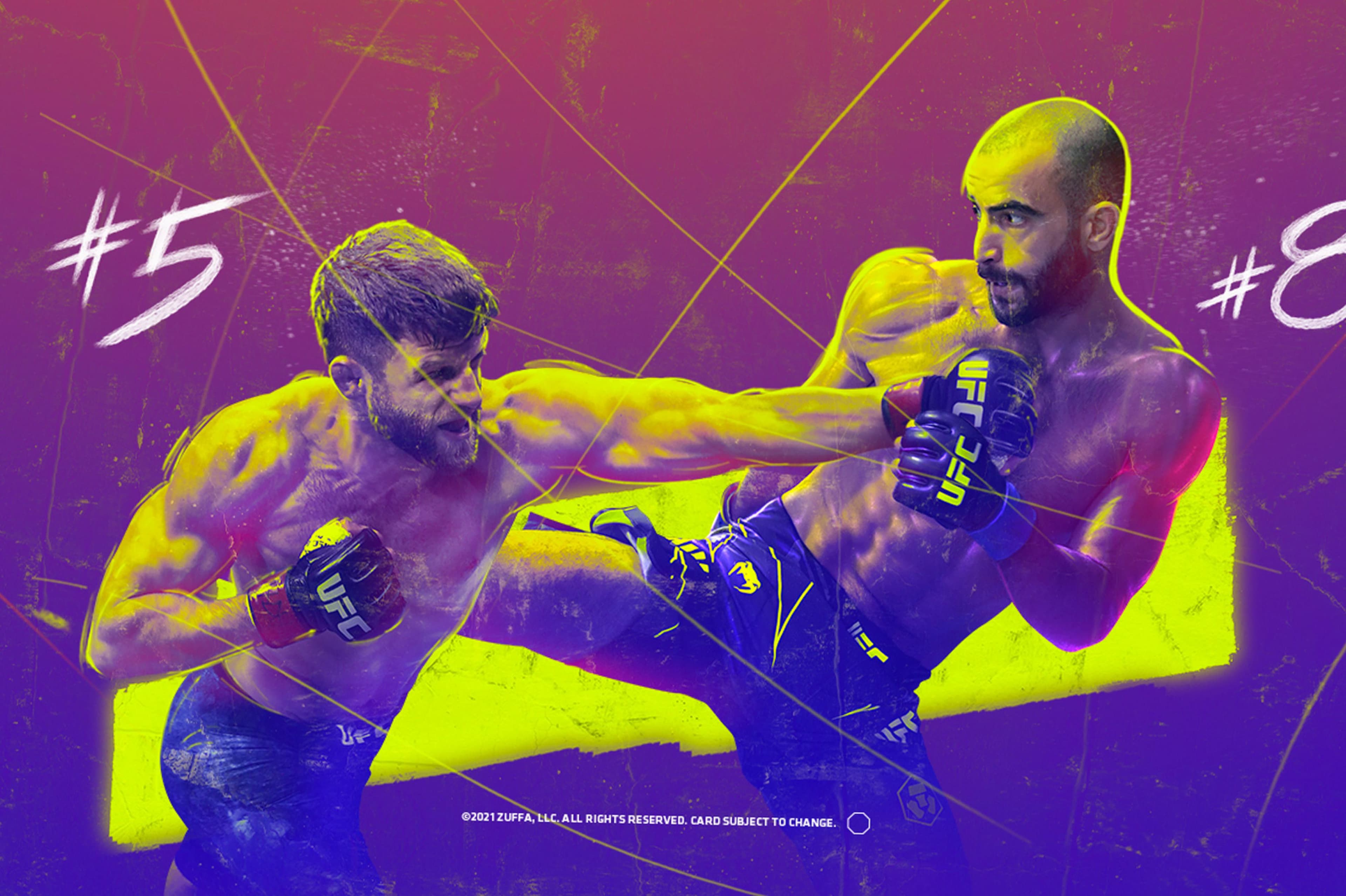 UFC Fight Night: Kattar vs. Chikadze event art
