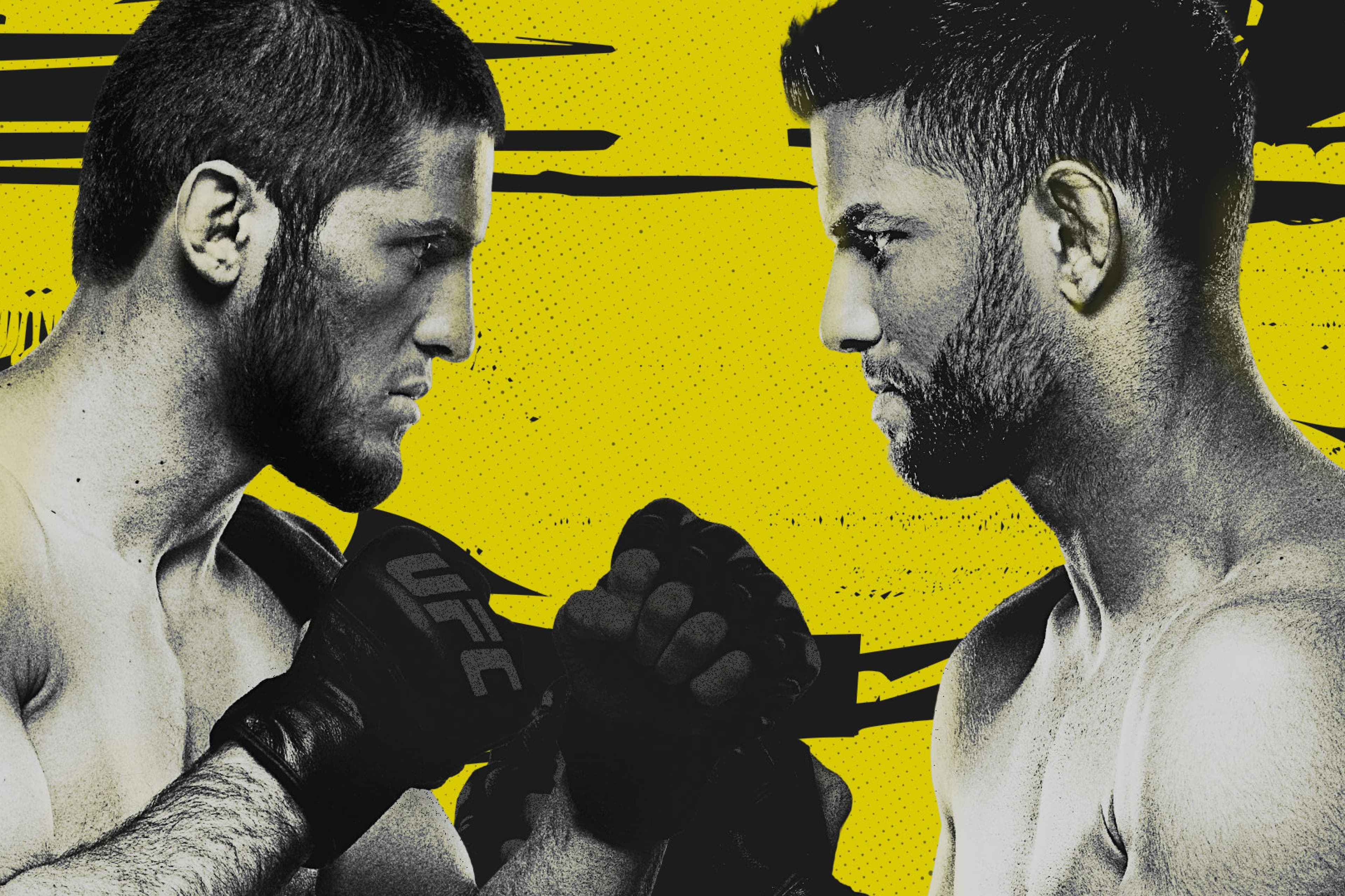 UFC Fight Night: Makhachev vs. Moises event art
