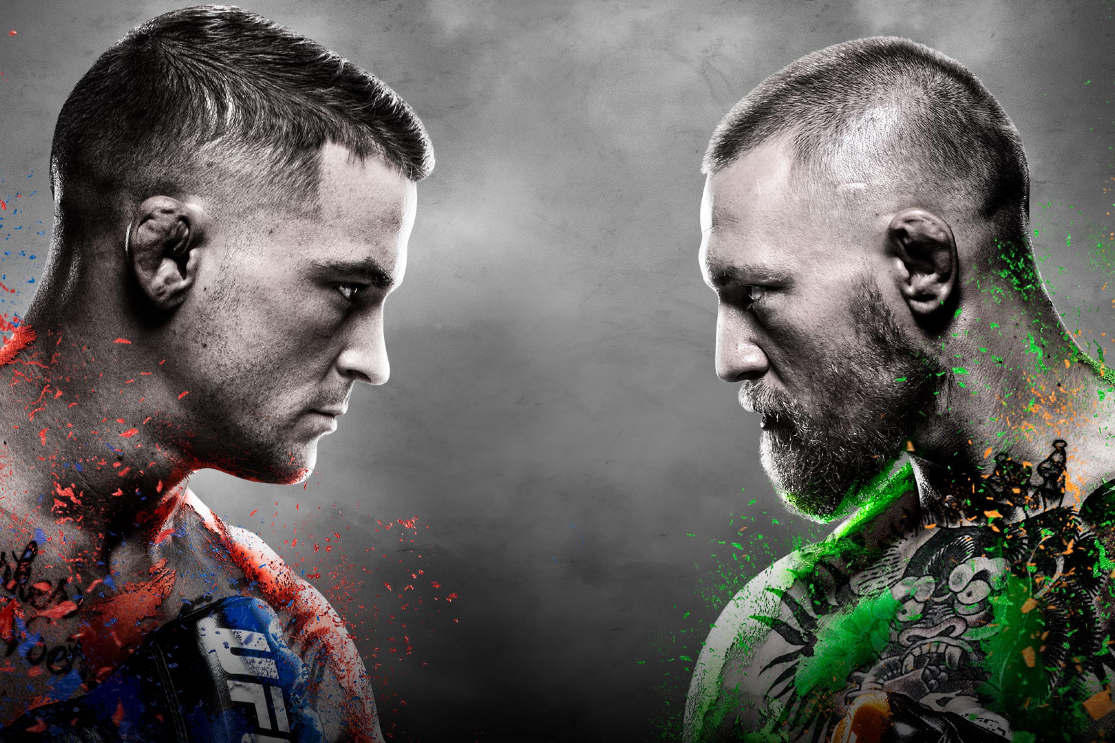 UFC 257: Poirier vs. McGregor event art