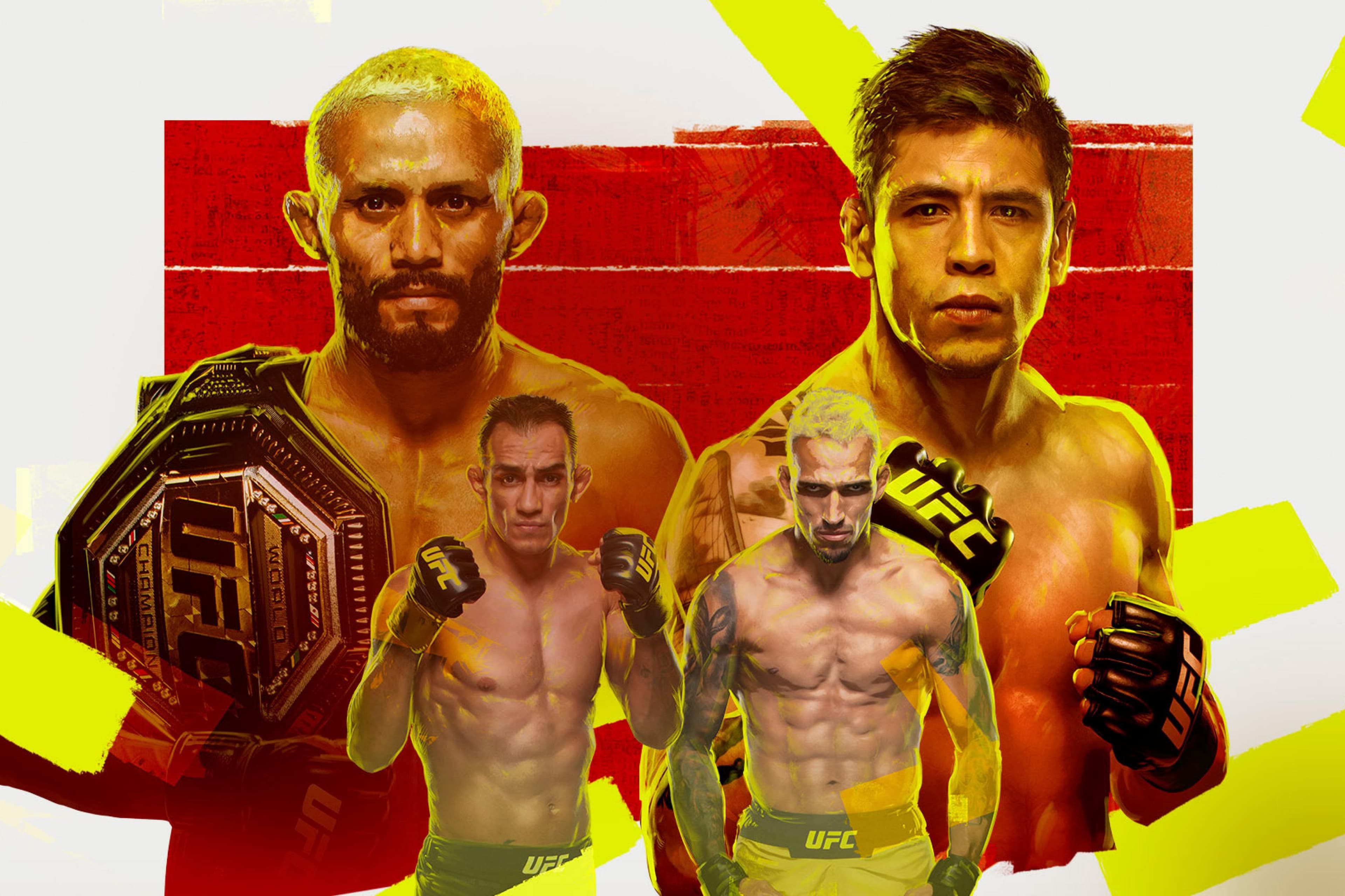 UFC 256: Figueiredo vs. Moreno event art