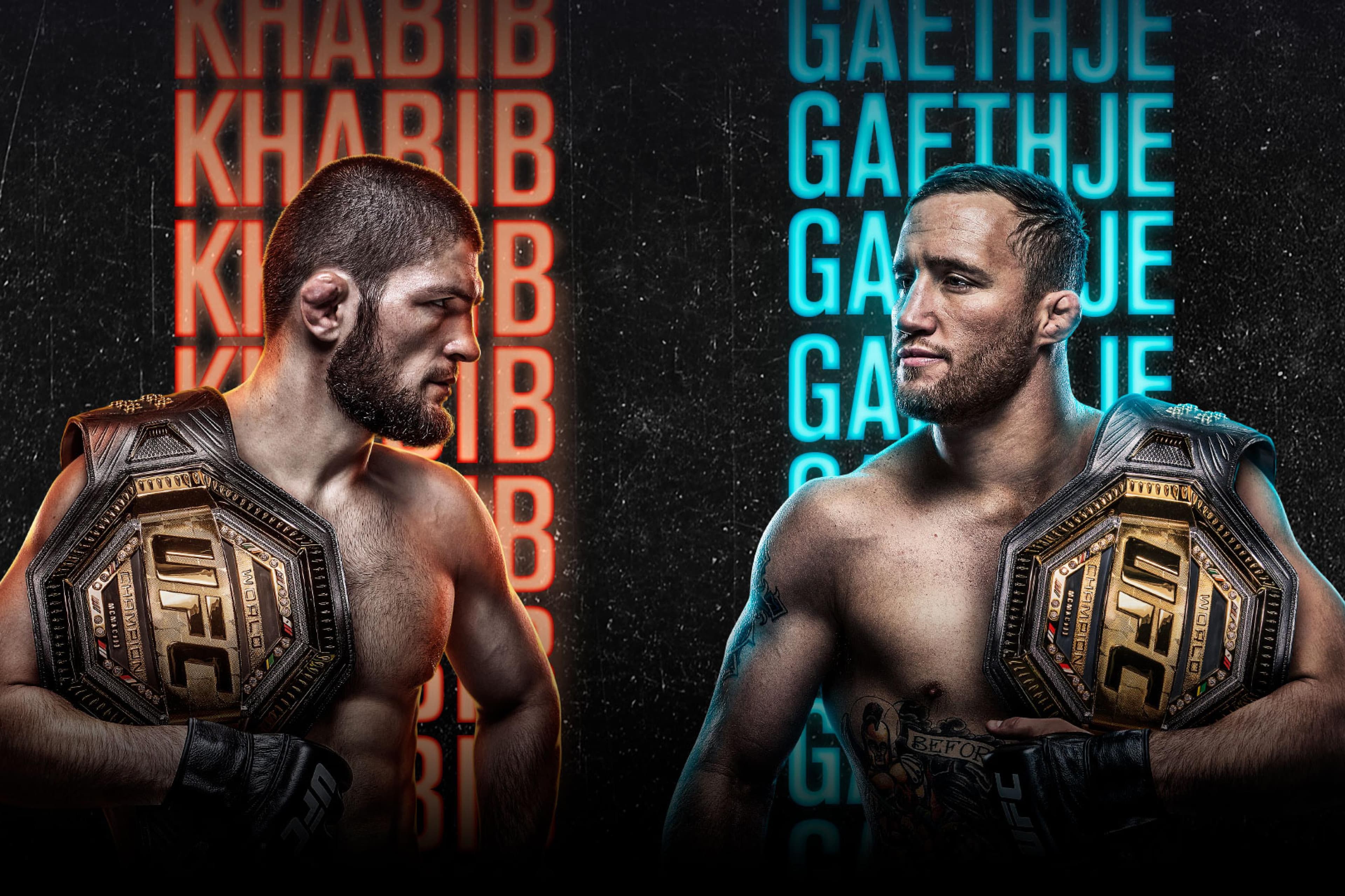 UFC 254: Khabib vs. Gaethje event art