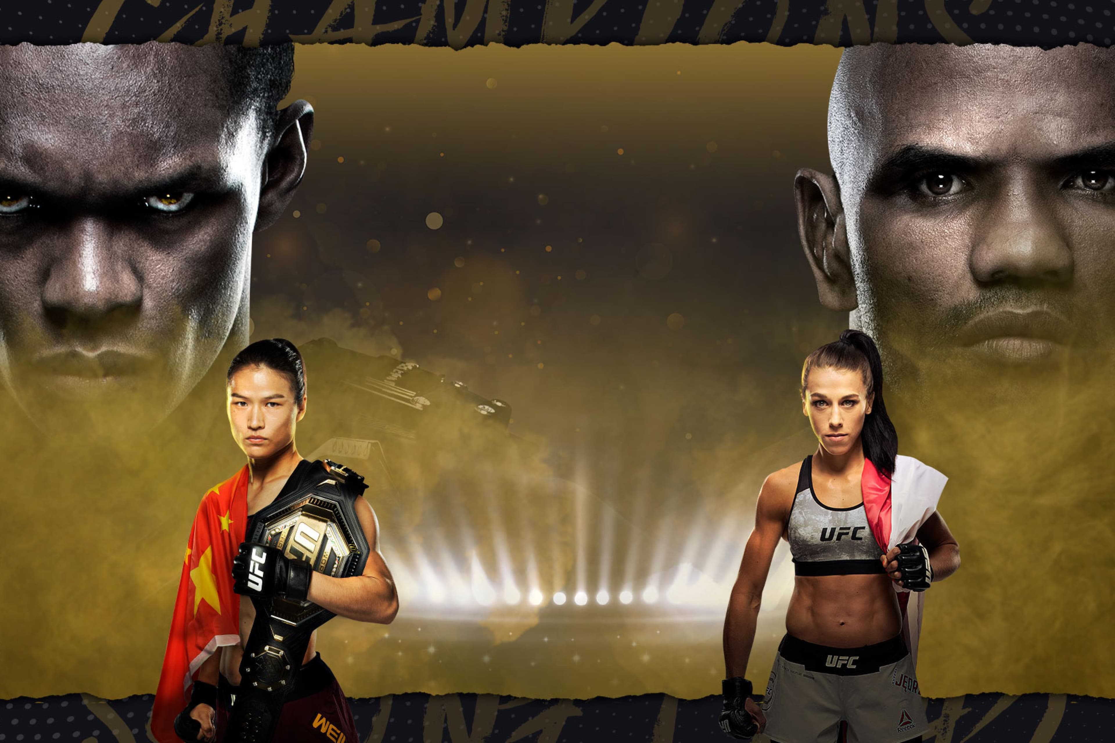 UFC 248: Adesanya vs. Romero event art
