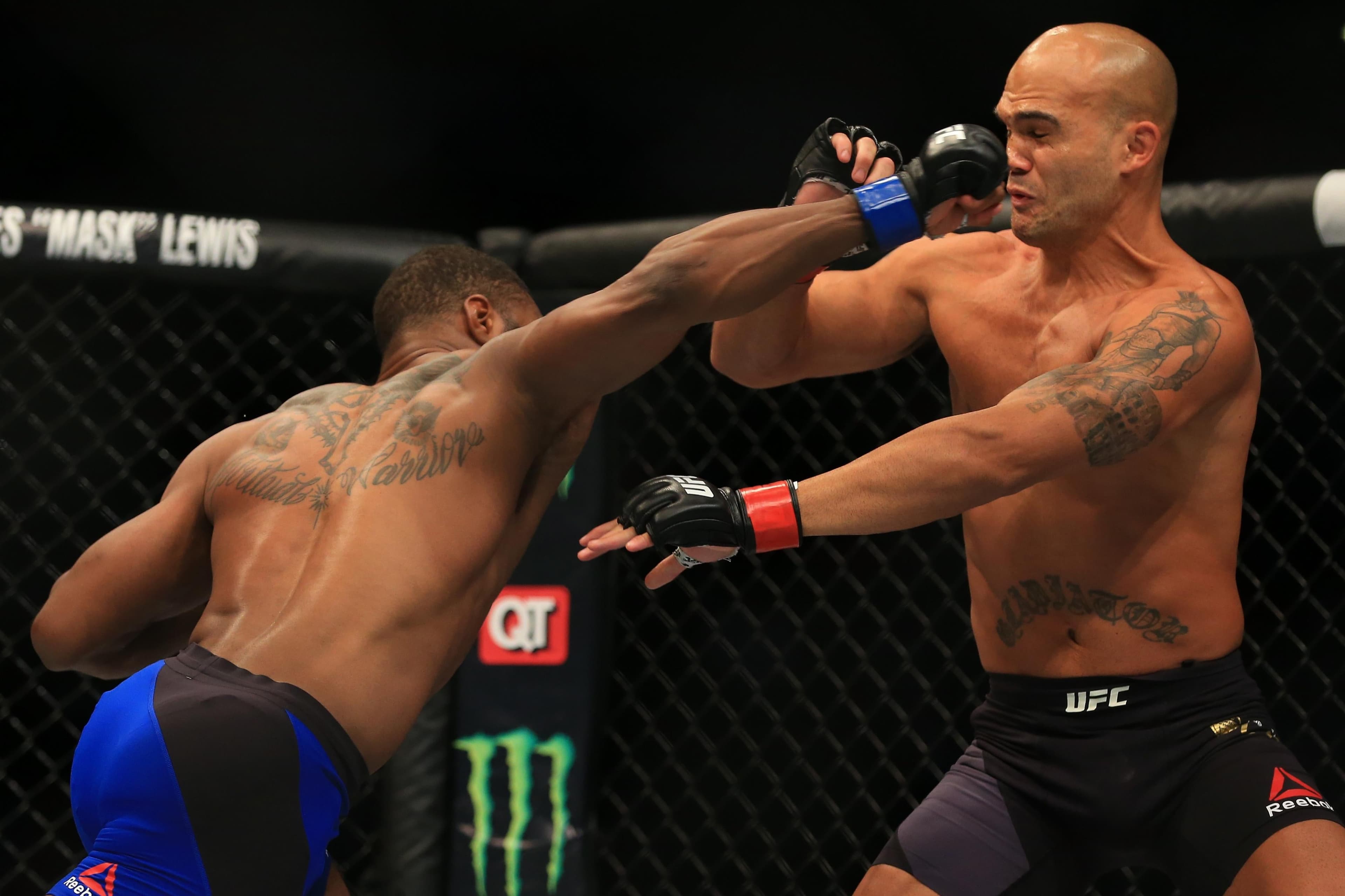 UFC 201: Lawler vs. Woodley event art