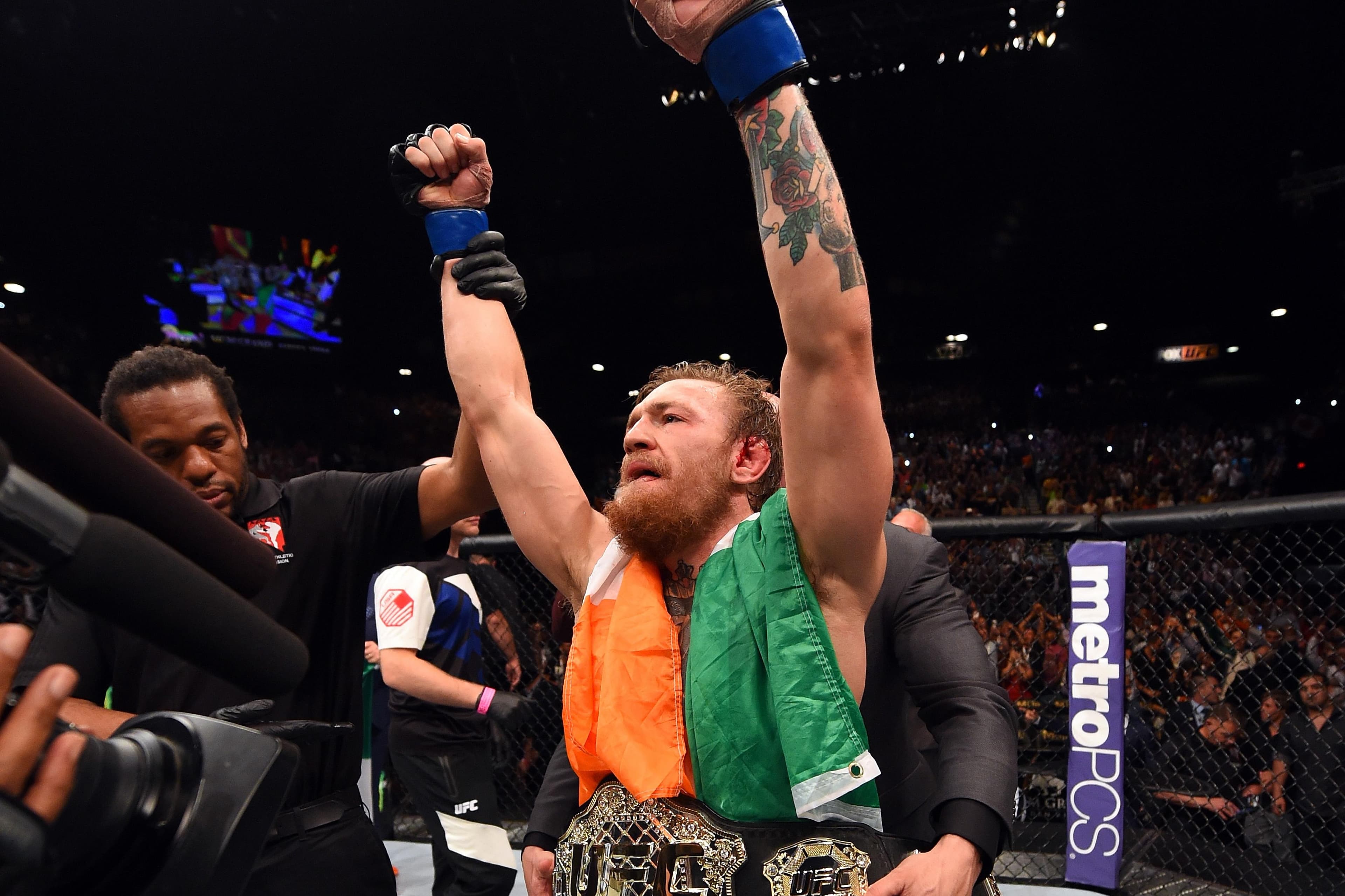 UFC 189: Mendes vs McGregor event art