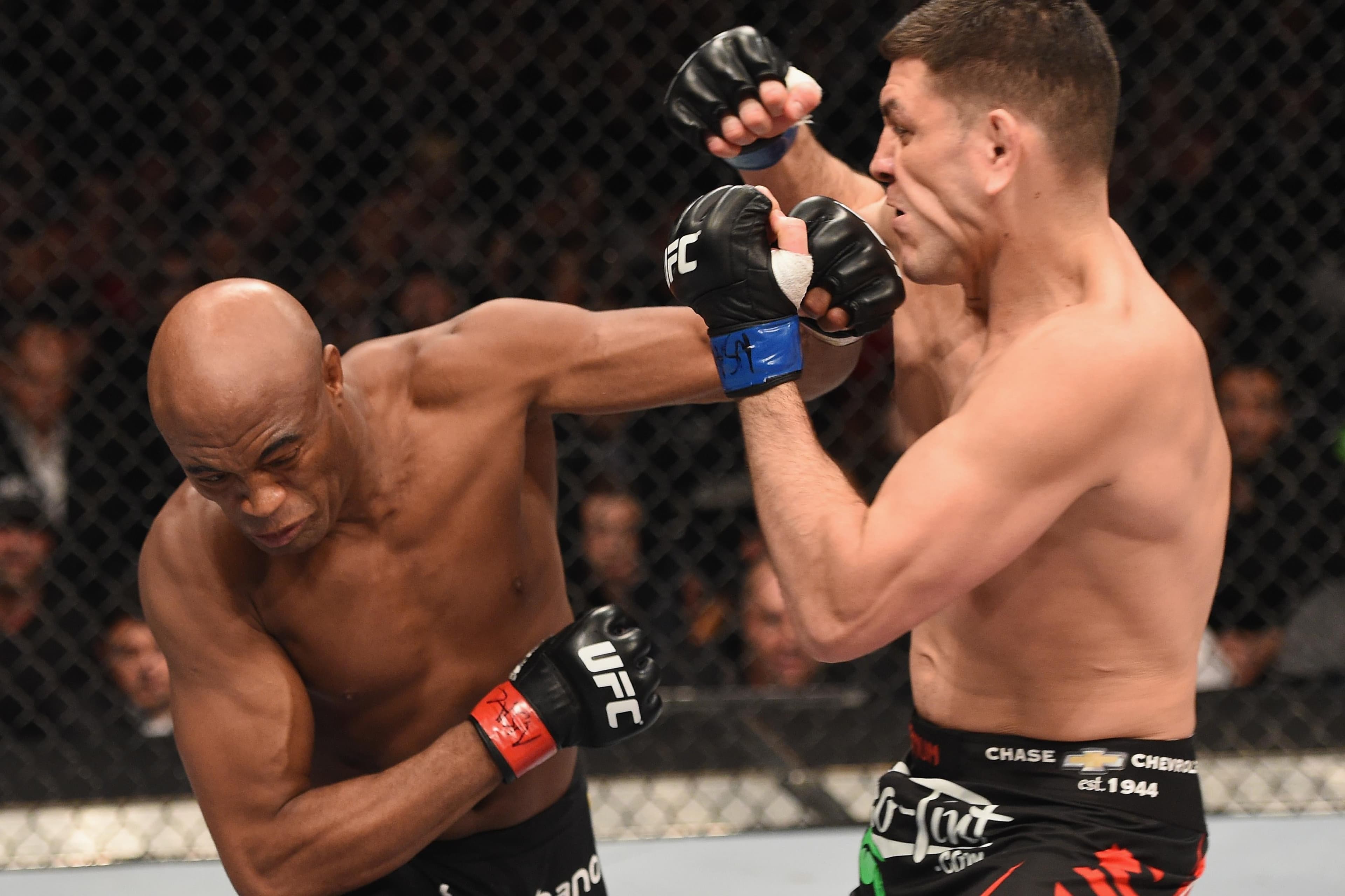 UFC 183: Silva vs Diaz event art