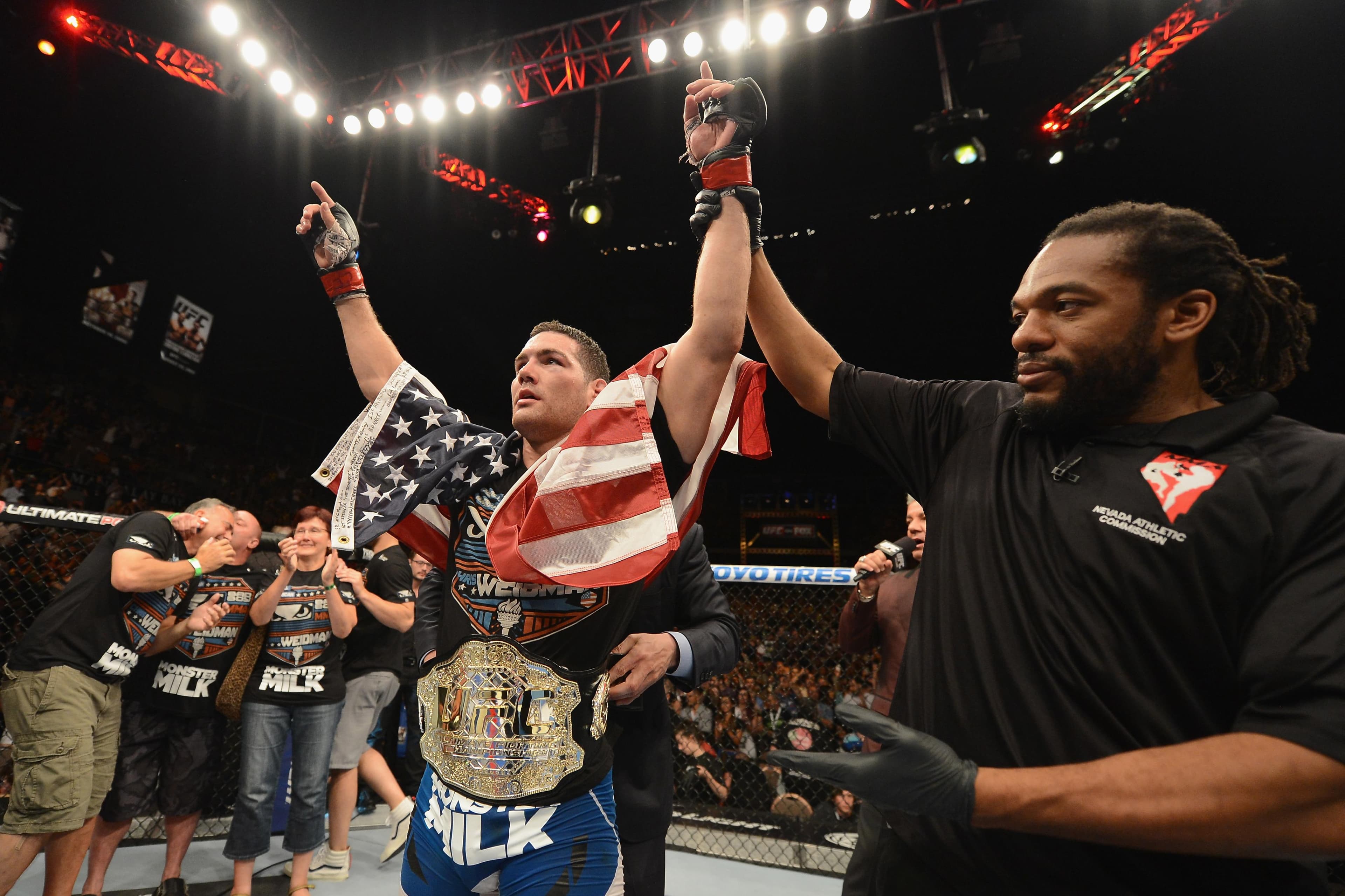 UFC 175: Weidman vs Machida event art
