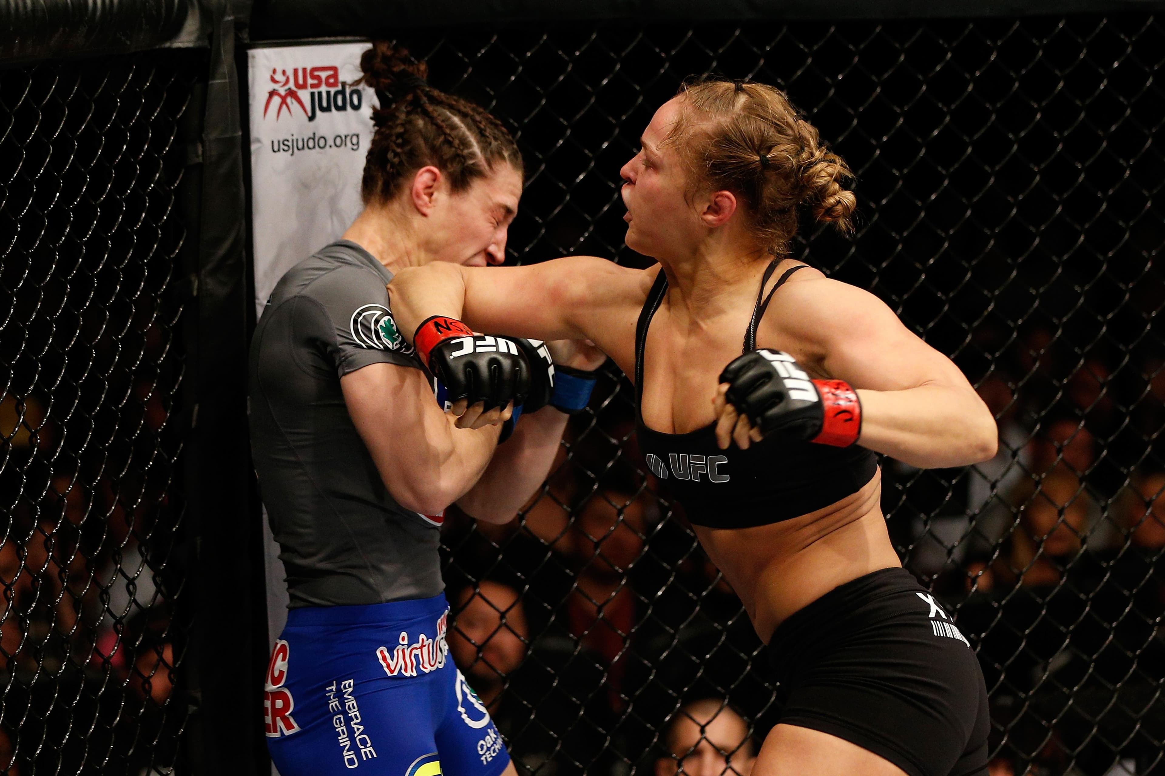 UFC 170: Rousey vs McMann event art